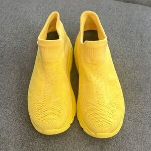 Yellow Slip-On Sneakers